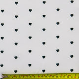 FSC114 Mini Love Hearts | fabric, heart, love hearts, new, scuba | Fabric Styles