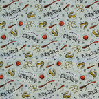 FS635_26 Harry Potter – Seeker in Training Sage Cotton Fabric | Fabric | Broomstick, Children, Cotton, Fabric, FS635, Harry Potter, Hogwarts, licensed, New, Seeker, Training, witch | Fabric Styles