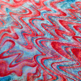FS1167 Swirl Tie Dye Poly Spandex Stretch Fabric Red Lilac | Fabric | Bikini, Bra, Cobra, Cycle, drape, Fabric, fashion fabric, Foil, Holo, Lingerie, Mermaid, New, Nylon Spandex, Plain, Poly Spandex, sewing, Shorts, Spandex, Stretchy, Swim, Swimming, textured, Tie Dye | Fabric Styles
