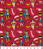 FS783_5 Heroines Stacked Girl Power DC | Fabric | Batman, Batwoman, Blue, Brand, Branded, Children, comic, comics, Cotton, Cotton SALE, dc, drape, Fabric, fashion fabric, flash, hero, Kaboom, Kids, Light blue, logo, making, man, Navy, Pow, Red, super, superhero, Superman, superwoman | Fabric Styles