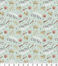 FS635_26 Harry Potter – Seeker in Training Sage Cotton Fabric | Fabric | Broomstick, Children, Cotton, Fabric, FS635, Harry Potter, Hogwarts, licensed, New, Seeker, Training, witch | Fabric Styles