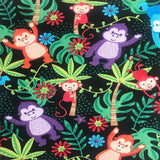 FS657 Gorillas Cotton Fabric | Fabric | animal, blue, celebration, children's, Cotton, Denim, drape, Fabric, fashion fabric, gorilla, gorillas, grey, kid, kids, licensed, Light blue, making, sewing, Skirt, wedding, wedding theme | Fabric Styles