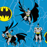 FS636_3 Batman Rope | Fabric | Batman, Blue, Brand, Branded, Children, comic, comics, Cotton, Cotton SALE, dc, drape, Fabric, fashion fabric, hero, Kids, Light blue, logo, making | Fabric Styles