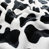 FS1087 Cow Cuddle Fleece Fabric White | Fabric | Animal, Black, Children, Comfort, Cow, Cuddle, Cuddly, drape, Fabric, fashion fabric, Fleece, Kids, Limited, making, Pastel, Pets, Polyester, sewing, Skirt, White | Fabric Styles