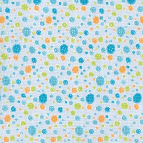 FS810_2 Buttons Cotton Fabric Blue | Fabric | Button, Buttons, Children, Cotton, Denim, drape, Fabric, fashion fabric, Kids, making, Orange, sale, sewing, Skirt | Fabric Styles