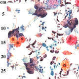 FS754 Ivory Floral | Fabric | Chain, Chains, drape, Fabric, fashion fabric, Floral, Flower, making, Peach, Peachy, Sale, sewing, Skirt | Fabric Styles