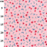 FS854_3 Pink Small Floral Cotton Poplin | Fabric | Button, Buttons, Cotton, Cotton Poplin, drape, Fabric, fashion fabric, Floral, Flower, Kids, making, Rose, Roses, sale, sewing, Skirt, Woven | Fabric Styles