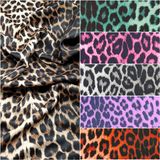 FS005 Leopard Print Scuba, Spun Polyester & Velvet Fabric | Fabric | Animal, Brown, Dark, drape, Fabric, fashion fabric, Gold, Green, Grey, Leopard, making, New, Pink, Purple, Red, Scuba, sewing, spandex, spun polyester, Spun Polyester Elastane, Stretch, Stretchy, Valentino, Velvet | Fabric Styles