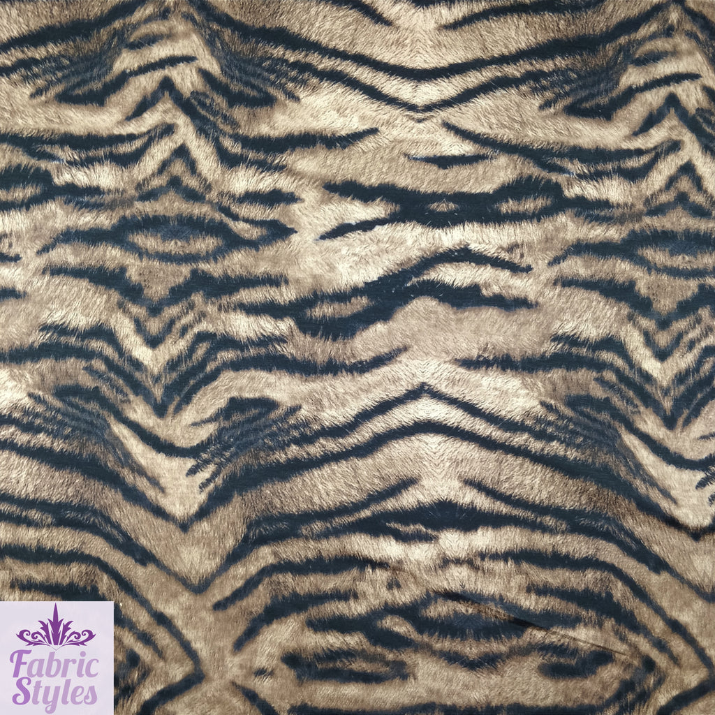 FS014_1 Tiger Print Animal | Fabric Styles