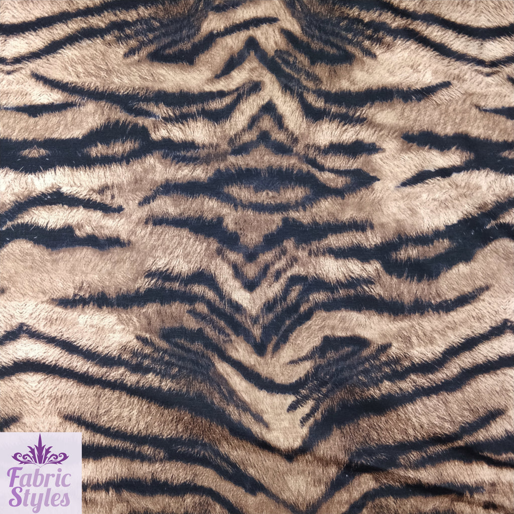 FS014_1 Tiger Print Animal | Fabric Styles