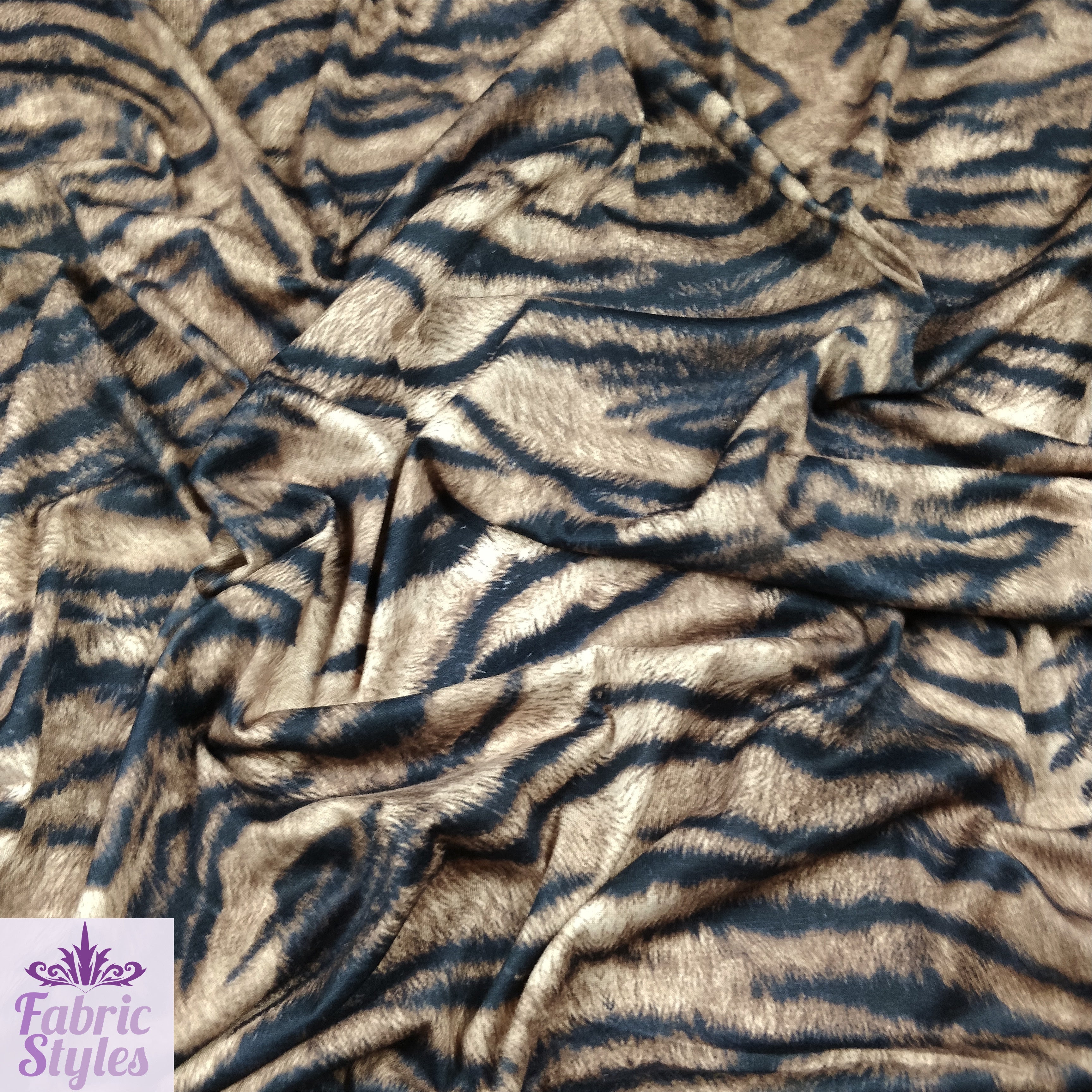 FS014_1 Tiger Print Animal | Fabric Styles