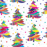 FS1068 Wrapped Xmas Tree Scuba Stretch Knit Fabric White | Fabric | Christmas, Christmas scuba, christmas tree, Colours, Craft, Crafts, dots, Fabric, Fabrics, fashion fabric, rainbow, scuba, sewing, Spots, tree, White, xmas | Fabric Styles