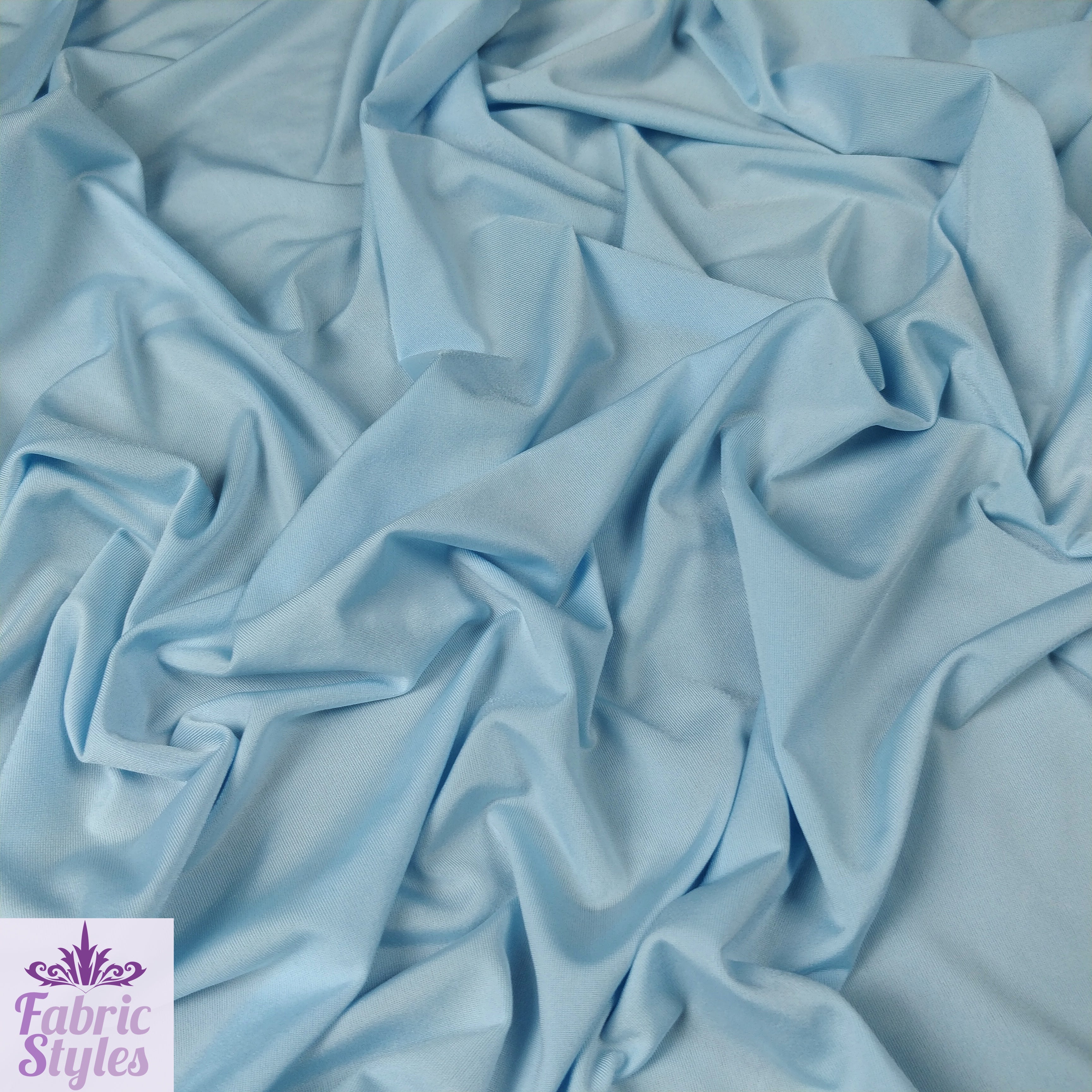 FS115 Solid Plain Soft Touch Fabric Silky Stretch Knit Fabric - More Than 15 Colours | Fabric | Baby blue, Baby Pink, Black, Bridal, drape, Fabric, fashion fabric, Grey, making, Mink, Optic, plain, Red, sewing, Silver, Soft Touch, Wedding, White, Wine | Fabric Styles