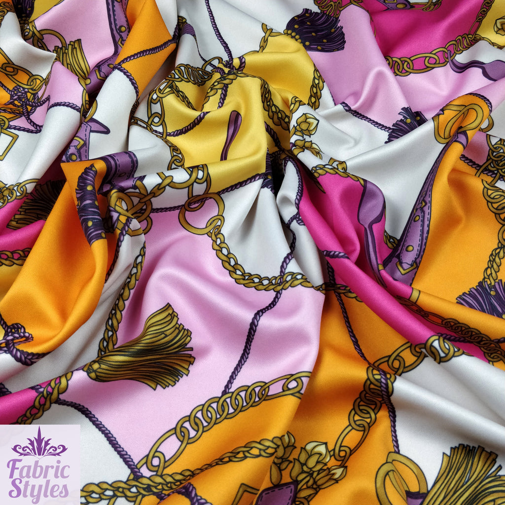 FS118_1 Tassels Handbag Jewels Design | Fabric Styles