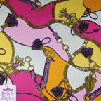 FS118_1 Tassels Handbag Jewels Design | Fabric Styles