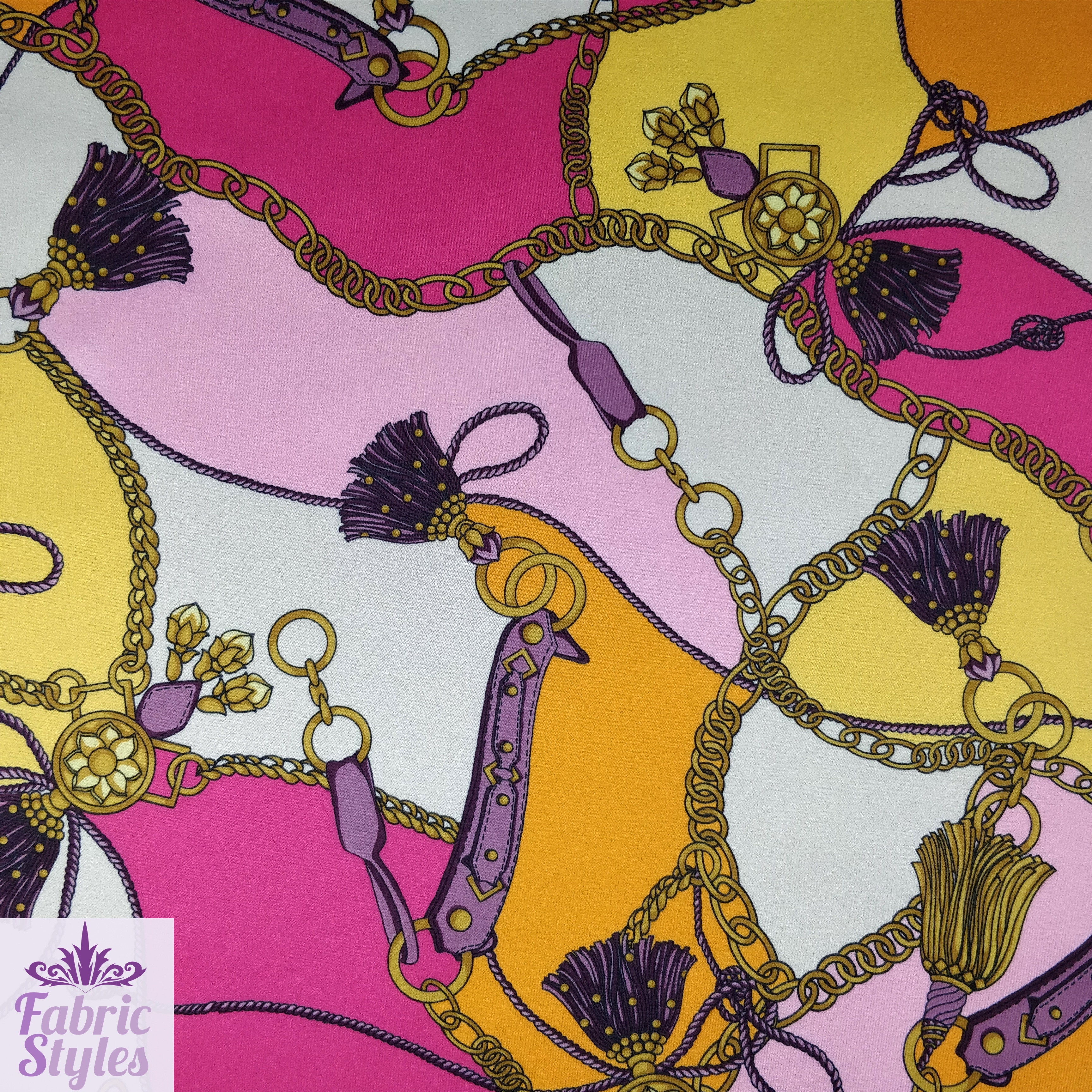 FS118_1 Tassels Handbag Jewels Design | Fabric Styles