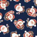 FS149 Santa Print | Fabric Styles