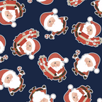 FS149 Santa Print | Fabric Styles