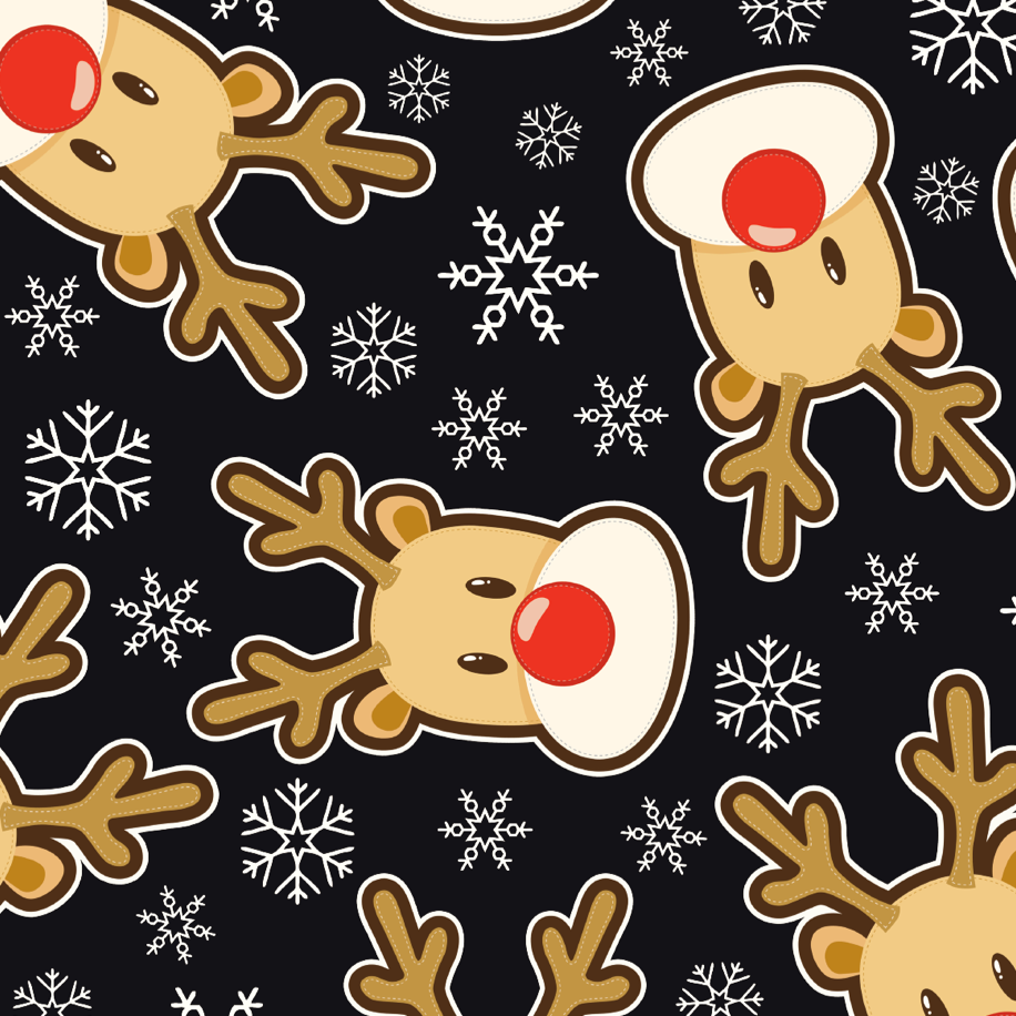 FS154 Rudolf Snowflakes | Fabric Styles