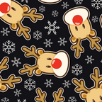 FS154 Rudolf Snowflakes | Fabric Styles