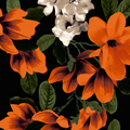 FS417 Orange Anemone | Fabric Styles