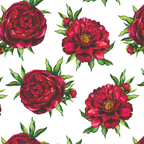 FS427 Red Peony | Fabric Styles