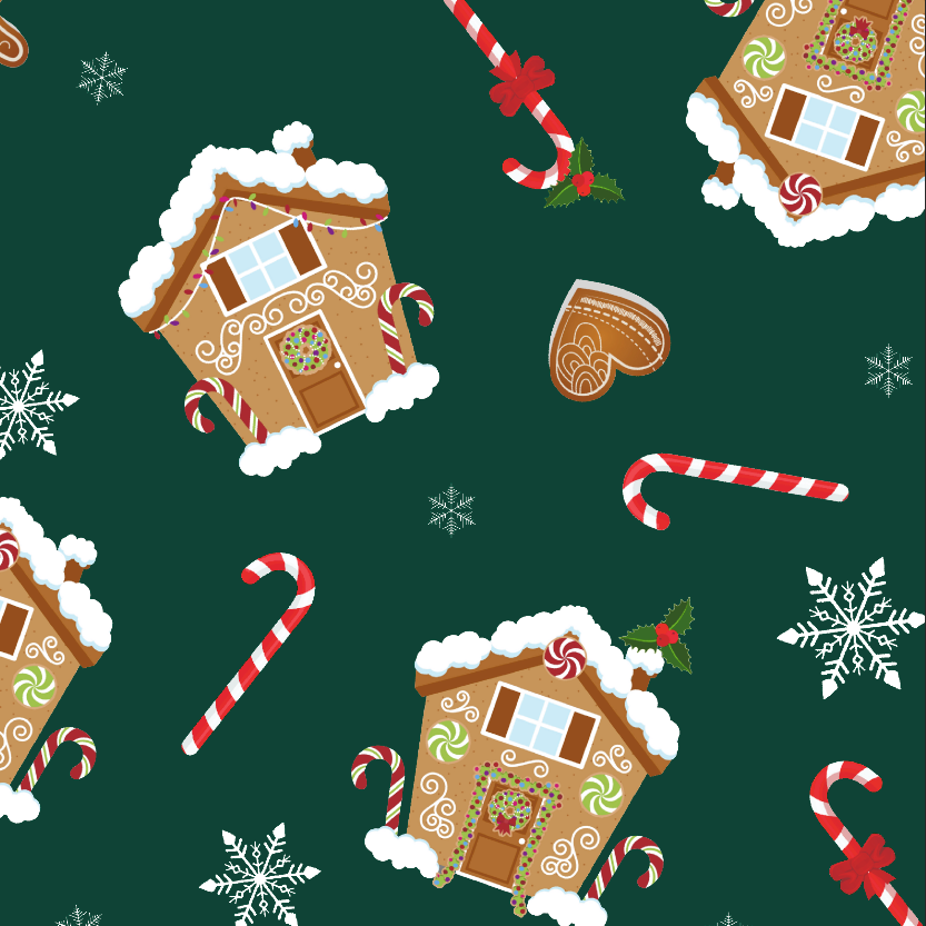 FS602 Gingerbread House | Fabric Styles