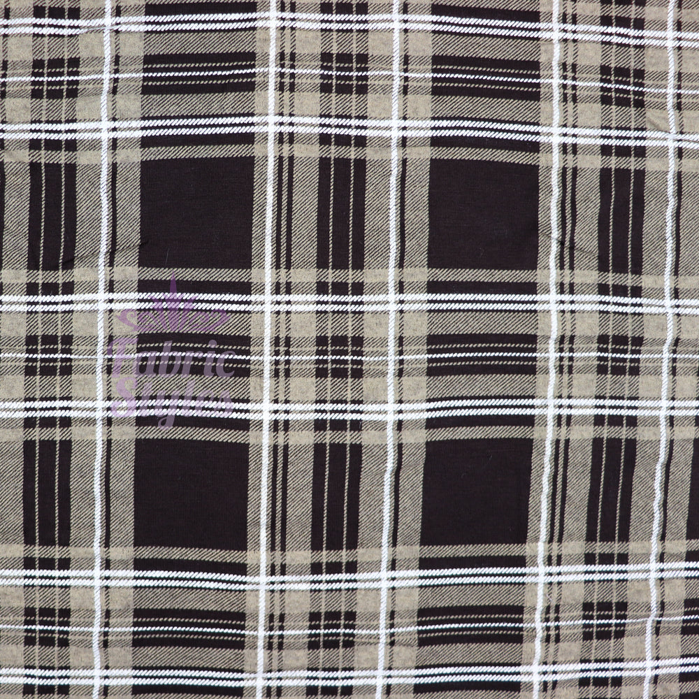 FS793 Tartan Viscose | Fabric | Check, drape, Fabric, fashion fabric, jersey, making, sale, Screen Print, sewing, stretch, Stretchy, Tartan, Viscose | Fabric Styles