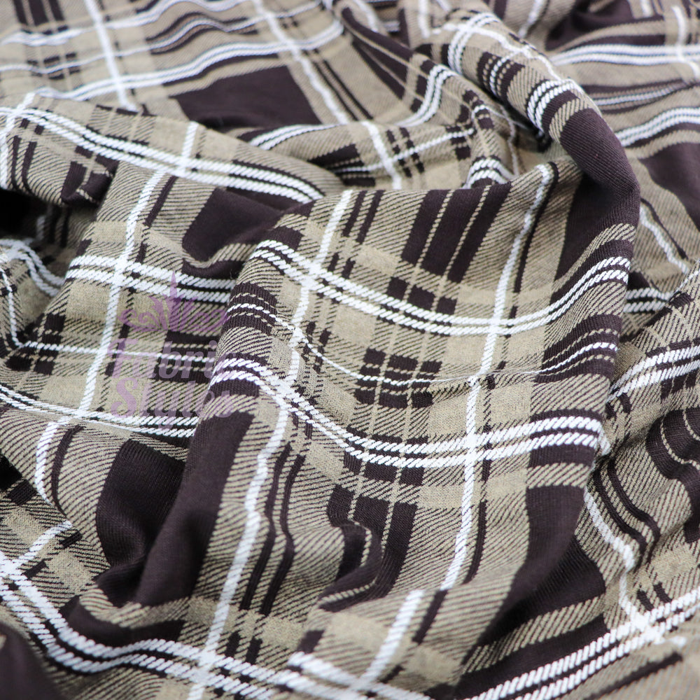 FS793 Tartan Viscose | Fabric | Check, drape, Fabric, fashion fabric, jersey, making, sale, Screen Print, sewing, stretch, Stretchy, Tartan, Viscose | Fabric Styles