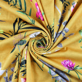 FS671_2 Floral | Fabric | drape, Fabric, fashion fabric, Floral, jersey, making, SALE, sewing, spun polyester, Spun Polyester Elastane, stretch, Stretchy, Tropical | Fabric Styles