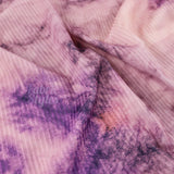 FS710 Tie Dye Rib Stretch Knit Fabric Purple | Fabric | drape, elastane, Fabric, fashion fabric, jersey, limited, Loungewear, making, Pink, Polyester, purple, Rib, Ribbed, Ribbing, sale, sewing, stretch, Stretchy, Tie Dye | Fabric Styles
