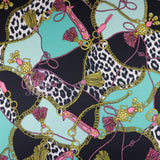 FS966 Leopard Chain | Fabric | Animal, Black, Chain, drape, Fabric, fashion fabric, Leopard, Marcella, sewing, Stretchy, White | Fabric Styles