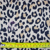 FS957 Beige Leopard Ponte | Fabric | Animal, drape, Fabric, fashion fabric, Leopard, Ponte, Sale, sewing, Stretchy | Fabric Styles
