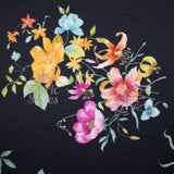 FS945 Daisy Maisie Floral | Fabric | Fabric, fashion fabric, Floral, jersey, Purple, Scuba Crepe, sewing, stretch, White | Fabric Styles