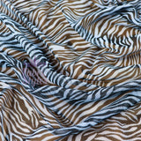 FS961 Zebra Powermesh | Fabric | Animal, drape, Fabric, fashion fabric, jersey, making, Power Mesh, Powermesh, sale, sewing, stretch, Stretchy, white, Zebra | Fabric Styles