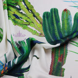 FS664 Big Cactus | Fabric | blue, Cactus, Fabric, Fabrics, Fashion, FLORAL, Flowers, purple, SALE, scuba, Stretch, Watercolor, Watercolour | Fabric Styles