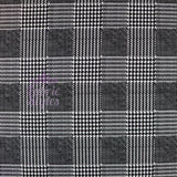 FS669 Black White Checks | Fabric | Black, blue, Check, Fabric, Fabrics, Fashion, Pink, Sale, scuba, Stretch, Tartan, White | Fabric Styles