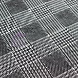 FS669 Black White Checks | Fabric | Black, blue, Check, Fabric, Fabrics, Fashion, Pink, Sale, scuba, Stretch, Tartan, White | Fabric Styles