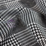 FS669 Black White Checks | Fabric | Black, blue, Check, Fabric, Fabrics, Fashion, Pink, Sale, scuba, Stretch, Tartan, White | Fabric Styles