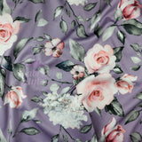 FS426_3 Lavender Floral | Fabric | drape, Fabric, fashion fabric, Floral, Flower, FS426, lavender, lilac, purple, Scuba, sewing, Stretchy, Swim, Swimwear | Fabric Styles