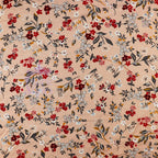 FS773 Blush Floral Leaves Viscose | Fabric | drape, elastane, Fabric, fashion fabric, Floral, jersey, Limited, making, mono chrome, monochrome, Rayon, sewing, stretch, Stretchy, Viscose | Fabric Styles