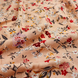 FS773 Blush Floral Leaves Viscose | Fabric | drape, elastane, Fabric, fashion fabric, Floral, jersey, Limited, making, mono chrome, monochrome, Rayon, sewing, stretch, Stretchy, Viscose | Fabric Styles