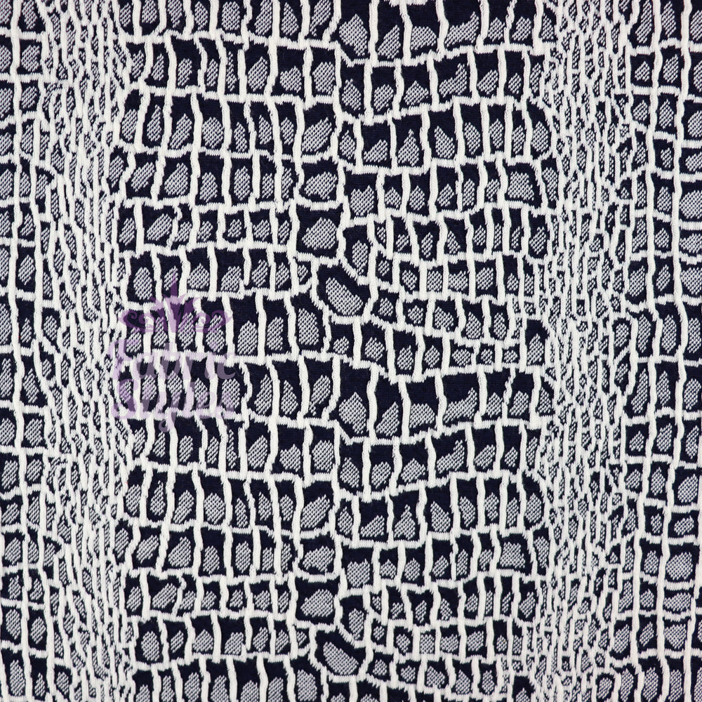 FS1034 Snake Jacquard | Fabric | Fabric, fashion fabric, Jacquard, jersey, sewing, stretch, White | Fabric Styles