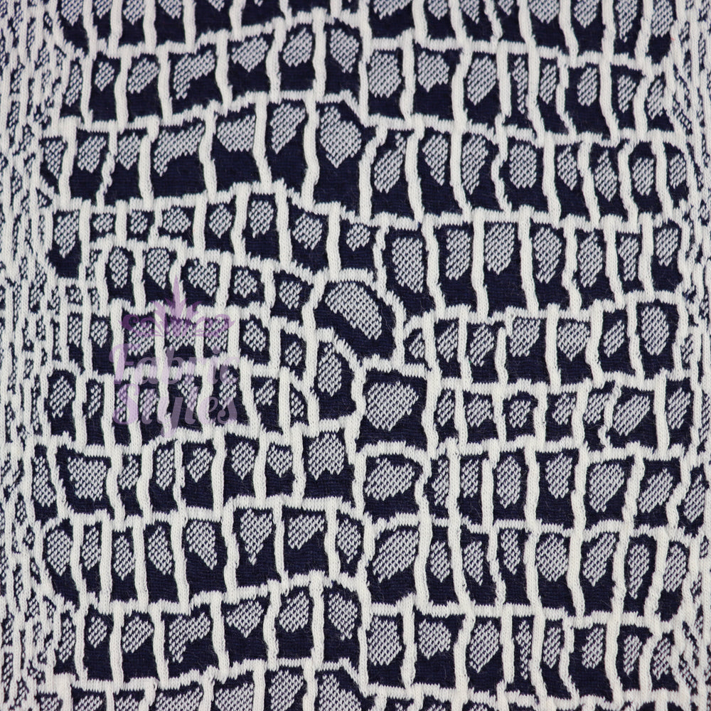 FS1034 Snake Jacquard | Fabric | Fabric, fashion fabric, Jacquard, jersey, sewing, stretch, White | Fabric Styles