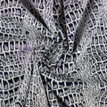 FS1034 Snake Jacquard | Fabric | Fabric, fashion fabric, Jacquard, jersey, sewing, stretch, White | Fabric Styles