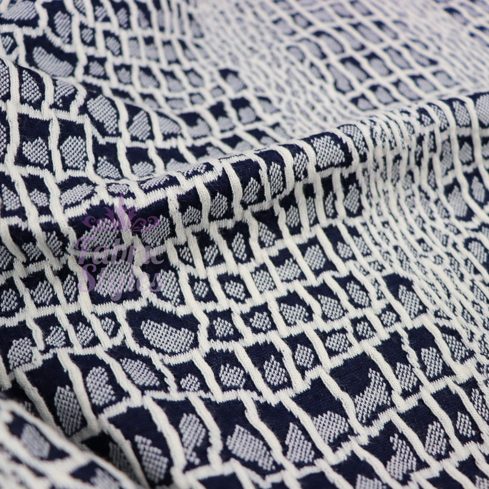 FS1034 Snake Jacquard | Fabric | Fabric, fashion fabric, Jacquard, jersey, sewing, stretch, White | Fabric Styles