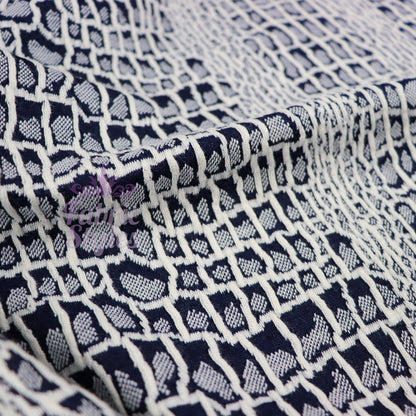 FS1034 Snake Jacquard | Fabric | Fabric, fashion fabric, Jacquard, jersey, sewing, stretch, White | Fabric Styles