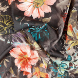 FS971 Floral Stretch Knit Fabric Brown | Fabric | blue, broom, Children, drape, elastane, Fabric, fashion fabric, Floral, Flower, jersey, Kids, Knit, Knitwear, Loungewear, making, Pink, Polyester, Potions, Potter, sale, sewing, Skirt, Stretchy | Fabric Styles