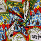 FS635_19 Harry Potter Stained Glass Broomsticks | Fabric | Cotton, Fabric, FS635, Harry Potter, Quidditch | Fabric Styles