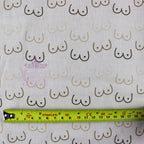 FS928 Boobies Cotton Fabric Beige | Fabric | Adult, Body, Boob, Boobies, Boobs, Cotton, drape, Fabric, fashion fabric, making, Nudity, sewing, Skirt | Fabric Styles
